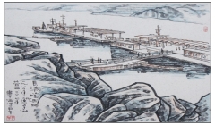 中国陶瓷艺术大师尹干《长江三峡·重庆之行》系列画作欣赏（一）